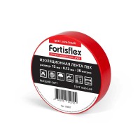 Fortisflex Изолента ПВХ 15x0.13х20 (красн) 90807 фото