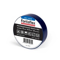 Fortisflex Изолента ПВХ 15x0.13х20 (син) 90808 фото
