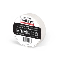 Fortisflex Изолента ПВХ 15x0.13х20 (бел) 90804 фото
