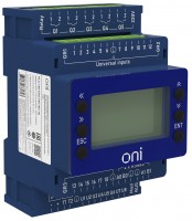ПЛК 150 Модуль ЦПУ 18 UI 6 UIO 2 UO 7 DO 24В DC с экр-м ONI PLC-150-CPU-18U15U-1D фото