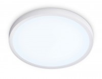 Светильник светодиодный ультратонкий FZ1951 WH белый IP54 20W 5000K D270*15 (Без ПДУ) FZ1951 фото