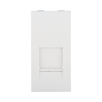 Ecoplast LK45 Накладка для розетки телефонной, компьютерной RJ,45х22,5мм (белый) 853104-1 фото