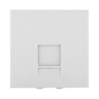Ecoplast LK45 Накладка для розетки телефонной, компьютерной RJ,45х45мм (белый) 853204-1 фото