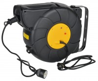 IEK TWIST Катушка УК25 1мест. 2P+PE/25м+2м 3х1,5мм2 автосм. TW-KP27-16-01-25-02 фото
