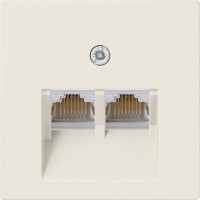 JUNG EcoProfi Бежевая Розетка комп(RJ45) 2-ая кат 5 (в сборе, без рамки) EPUAE8-8UPO/1 фото