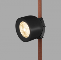 DK5541-BK Поворотный трековый светильник Belty Spot со светодиодом d100mm H107mm 48V 12W 38° 3000K IP20 черный алюминий DK5541-BK фото