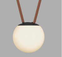 DK5551-BK Трековый светильник Belty Orb со светодиодом d150mm H147mm 48V 10W 120° 3000K IP20 черный пластик DK5551-BK фото