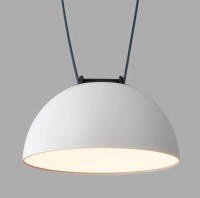 DK5561-WH+BK Трековый светильник Belty Flow со светодиодом d220mm H117mm 48V 24W 120° 3000K IP20 белый с черным алюминий DK5561-WH+BK фото