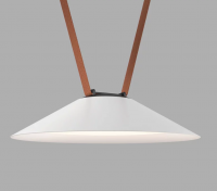 DK5565-WH+BK Трековый светильник Belty Flow со светодиодом d300mm H71mm 48V 12W 120° 3000K IP20 белый с черным алюминий DK5565-WH+BK фото