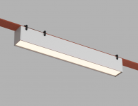 DK5575-WH Трековый светильник Belty Linear со светодиодом L323mm H45mm 48V 12W 120° 3000K IP20 белый алюминий DK5575-WH фото