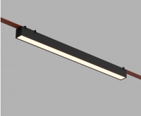 DK5577-BK Трековый светильник Belty Linear со светодиодом L642mm H45mm 48V 24W 120° 3000K IP20 черный алюминий DK5577-BK фото