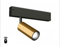 Светильник светодиодный диммируемый для шинопровода Magnetic 220V GL1203 GD золото IP20 7W 3000K-6400K 36° D35*80 (Без ПДУ) GL1203 фото