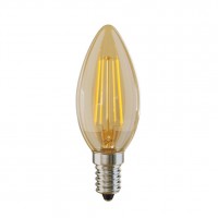 Voltega VG10-C3E14warm4W-F Свеча золотистая Е14 2800К 4W 5482 фото