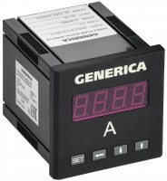 IEK GENERICA Амперметр цифр. щит. 1-ф. 72х72 LED IDA11-5-1-0-LED-G фото