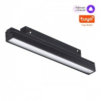 Novotech 359480 SHINO NT24 000 черный Трековый низковольт. св-к диммир. со сменой цв.температуры, пульт ДУ/Tuya Smart Life IP20 LED 12W 48V 3000-6500K 359480 фото