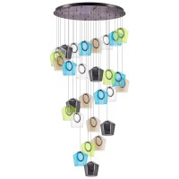 796289 Люстра CARAMELLO LED 28х6W 2700LM КОФЕЙНЫЙ/МУЛЬТИКОЛОР 3000K, шт 796289 фото