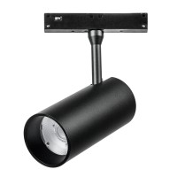 209247 Светильник 48V для 1-фазного трека UNO LED 15W 1200LM 28G ANTIGLARE ЧЕРНЫЙ МАТОВЫЙ 4000K, шт 209247 фото