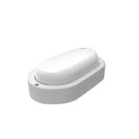 Светильник ЖКХ Gauss BASIC овал 8W 760lm 4000K 220-240V IP65 160*90*46мм белый LED 1/40 161418208B фото