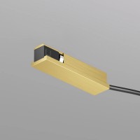 TR5721-SB Подвод питания универсальный (середина/торец), для трека SHINE BASE, 48V DC, IP20, сатинированная латунь, алюминий TR5721-SB фото