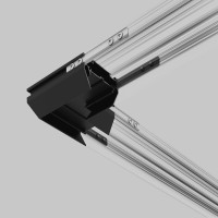 85235/00 Basic System Коннектор угловой для монтажа в натяжной потолок однофазного шинопровода черный a070480 фото