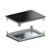 DKC Крыша и основание RAL9005 с направляющими для корпусов CQE N, ШхГ 1000х600 мм, комплект RAM block R5NKTB106 фото