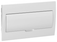 IEK GENERICA Корпус пластиковый ЩРВ-П-18 бел. дверь IP41 MKP13-V-18-41-K01-G фото