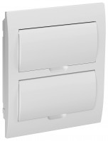 IEK GENERICA Корпус пластиковый ЩРВ-П-24 бел. дверь IP41 MKP13-V-24-41-K01-G фото