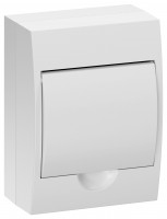 IEK GENERICA Корпус пластиковый ЩРН-П-6 бел. дверь IP41 MKP13-N-06-41-K01-G фото