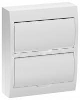 IEK GENERICA Корпус пластиковый ЩРН-П-24 бел. дверь IP41 MKP13-N-24-41-K01-G фото