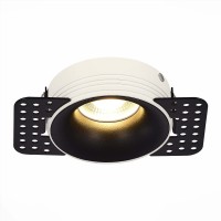 ST LUCE ST218.548.01 Св-к встр. Белый GU10 1*50W  IP20 D85xH30 165-265V Без ламп ST218.548.01 фото