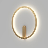 DK5035-SG Бра ROUND со светодиодом, IP20, 24W, 3000/4000/6500K, матовое золото, алюминий DK5035-SG фото
