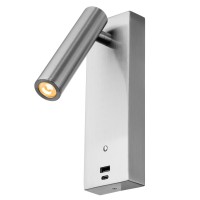 Citilux CL704432 Декарт Хром Мат. Светильник настенный с USB CL704432 фото