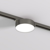DK5762-DN Светильник для трека SHINE FLOW со светодиодом, D95*H28, 48V DC, 8W, RA≥90, 3000K, IP20, темный никель, алюминий DK5762-DN фото