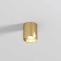 DK2610-SB Накладной светильник SHINE TUBE со светодиодом, D70*H80, IP20, 3000К, 10W, RA≥90, сатинированная латунь, алюминий DK2610-SB фото