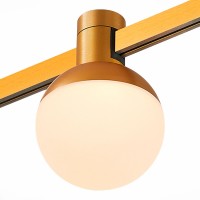ST LUCE ST815.246.05 Магнитный трековый светильник FARM Золотистый LED 1*5W 4000K 89Lm Ra90 120 IP20 D75xH1 ST815.246.05 фото