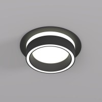 DK2100-BK Встраиваемый светильник NIKO, IP 20, до 15 Вт, GX53, LED, черный, акрил, алюминий DK2100-BK фото