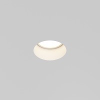 Maytoni Technical Встраиваемый светильник Gyps Modern GU10 10Вт DL123-GU10-01-W фото