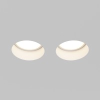 Maytoni Technical Встраиваемый светильник Gyps Modern GU10 2x10Вт DL123-GU10-02-W фото