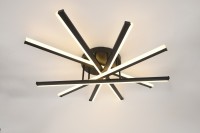 Светильник потолочный светодиодный Rivoli Aurora 6181-201 LED 110 Вт 3000-6000К чёрный с пультом Б0068476 фото