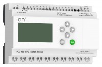 ПЛК 430 Модуль ЦПУ 16 DI 10 RO 220В AC EP с экраном ONI PLC-430-CPU-16D10R-1AC-00 фото