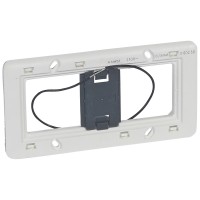 Legrand Mosaic Batibox Суппорт с подсветкой 2 -местный 4 модуля горизонтальный монтаж 080258 фото