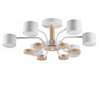 8231/6C COMFI LN25 белый, металл/дерево/пластик Светильник потолочный LED GX53 6*9W 220V RONDO 8231/6C фото
