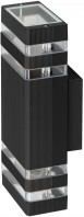 Садово-парковый светильник ЭРА GBW-101-BL-0310 Астрея 230В 2хЕ27 max 30Вт IP54 310х110x95мм настенный Б0069591 фото