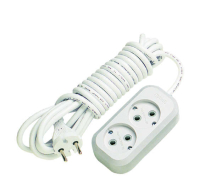 Удлинитель 2х5м без заземл. 10А IP20 MGP104 Makel pe558080 фото