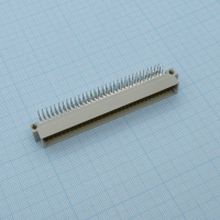 DS1120-96M0R13-X Разъем (вилка)  DIN 41612 тип R 96pin (3х32), шаг 2.54мм трехрядный угловой (ряд АBC) CONNFLY pe330497 фото