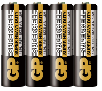 Батарейка солевая Super & Greencell & PowerPlus -4 шт. в пленке 10888 GP Batteries pe803073 фото