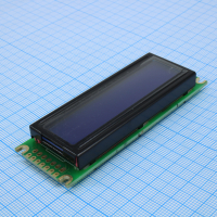HTM1602-10-25W-T5P ЖКИ знакосинтезирующий 16 x 2, STN Синий негативный/прозрачный светодиодная подсветка Белая, размеры 85x30 мм, видимая область 64.5x15.8 мм, -20...70°C, 6 o`clock HOTLCD pe820737 фото