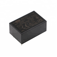 IRM-01-12 AC-DC, 1Вт, вход 85…305В AC 47…63 Гц, 120...370B DC, выход 12В/83мА, изоляция 3000В AC, в корпусе на плату 33.7х22.2х15мм, -30...+85°C, монтаж в отверстия Mean Well pe371457 фото