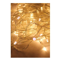 Гирлянда светодиодная 120LED бел. прозр. провод 12.8м (11.3+1.5) 8 режимов мигания IP20 тепл. бел. KOC_GIR120LED_W Космос pe655362 фото