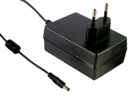 GSM25E05-P1J Адаптер  AC-DC, медицинский, 20Вт, вход 80...264B AC 47...63 Гц, 113...370B DC, выход 5B/4A, изоляция 4000В AC, 79x54x33мм, -25...+60°С, евровилка, выходной разъем 11, диам. 5.5х2.1мм Mea pe402434 фото